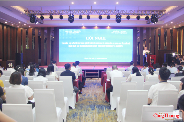 Hội nghị tập huấn, phổ biến các quy định mới về xuất xứ hàng hoá và hướng dẫn áp dụng quy tắc xuất xứ nhằm nâng cao hiệu quả tận dụng ưu đãi thuế quan trong các FTA  năm 2026.