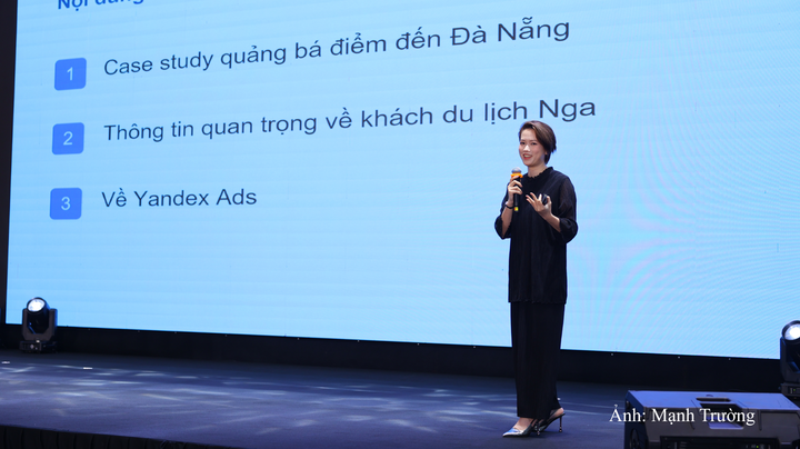 Bà Thư Nguyễn cho rằng cần tăng quảng bá các sản phẩm Đà Nẵng đến với thị trường khách du lịch Nga để tăng sức mua các sản phẩm thương mại khi du khách đến thành phố