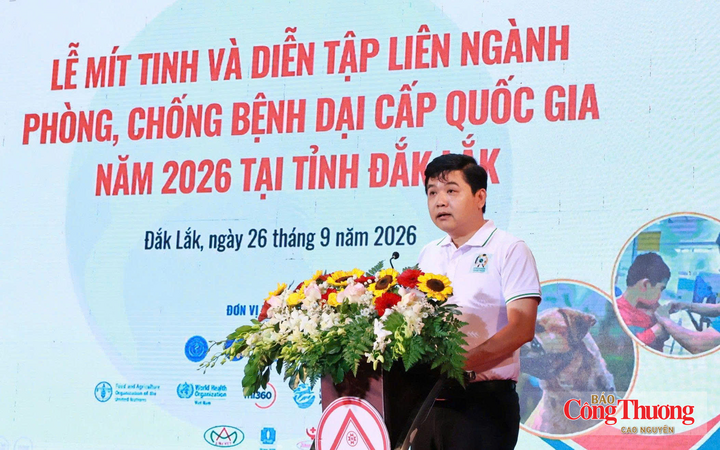Ông Võ Hải Sơn, Phó Cục trưởng Cục Phòng bệnh phát biểu tại buổi lễ.