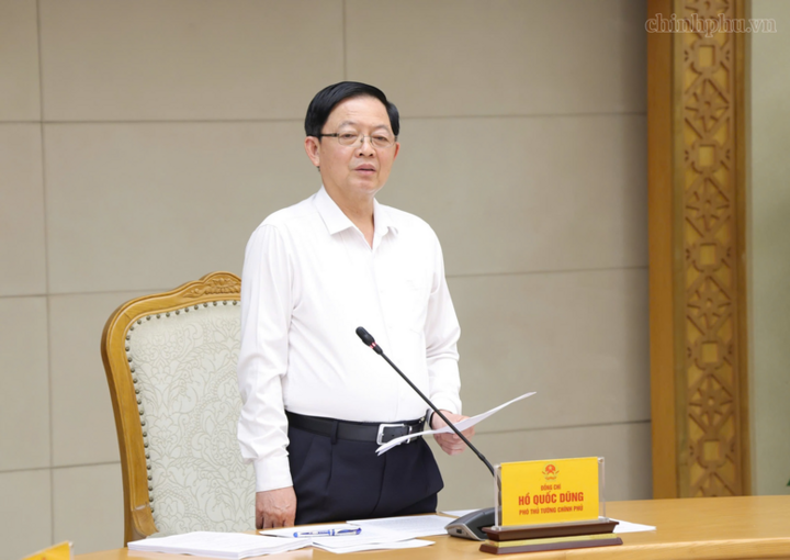 Phó Thủ tướng Hồ Quốc Dũng vừa chủ trì cuộc họp về những khó khăn, vướng mắc trong định giá quyền sở hữu trí tuệ; phát triển thị trường khoa học và công nghệ (KH&CN), sàn giao dịch KH&CN... Ảnh: chinhphu.vn/Gia Huy