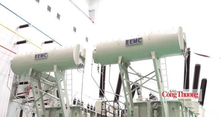 Máy biến áp do EEMC chế tạo, góp phần nâng cao năng lực cung ứng thiết bị điện trong nước.