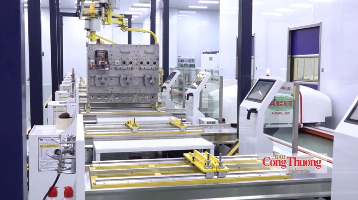Dây chuyền sản xuất tự động hóa góp phần nâng cao năng suất tại nhà máy ACIT.