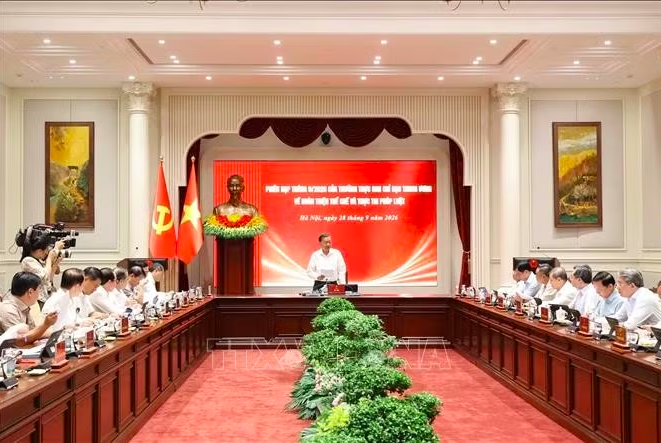 Tổng Bí thư, Chủ tịch nước Tô Lâm phát biểu chỉ đạo. Ảnh: Thống Nhất/TTXVN