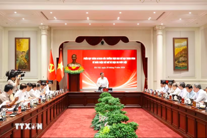 Tổng Bí thư, Chủ tịch nước Tô Lâm phát biểu chỉ đạo. (Ảnh: Thống Nhất/TTXVN)