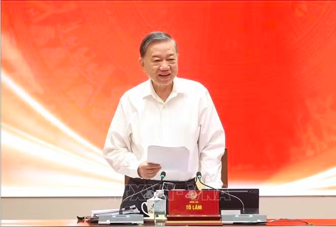 Tổng Bí thư, Chủ tịch nước Tô Lâm phát biểu chỉ đạo. Ảnh: Thống Nhất/TTXVN
