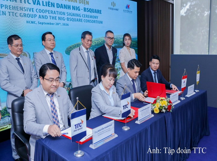 Nghi thức ký kết giữa Tập đoàn TTC và Liên danh NIG - Bsquare