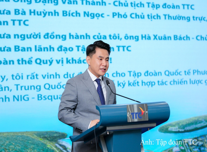 Ông Bruce Zhang - Trưởng đại diện Tập đoàn NIG tại Việt Nam khẳng định sẽ tập trung đưa các cam kết thành dự án thực tế, phát huy thế mạnh của các bên