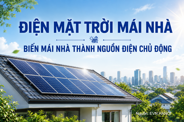 Biến mái nhà thành nguồn điện chủ động.