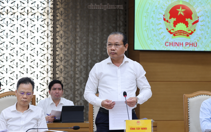 Lãnh đạo các bộ, ngành, địa phương phát biểu. Ảnh: chinhphu.vn/Phương Nguyên