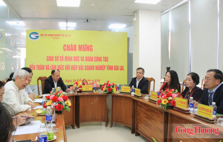 Quang cảnh buổi làm việc.