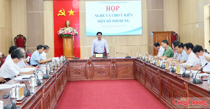 Tỉnh Quảng Ngãi tổ chức họp để lấy ý kiến các doanh nghiệp là chủ mỏ đất, cát, đá..., tìm giải pháp giải quyết tình trạng thiếu vật liệu xây dựng cho các công trình trọng điểm của tỉnh