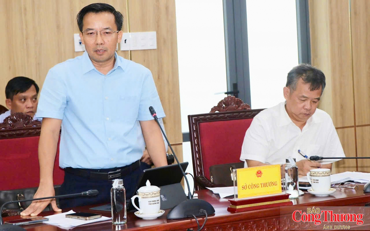 Ông Nguyễn Thanh Mân, Giám đốc Sở Công Thương nêu quan điểm, không để thủ tục hành chính trở thành điểm nghẽn, làm gián đoạn nguồn cung vật liệu xây dựng