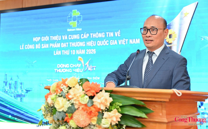 Thứ trưởng Bộ Công Thương Lương Hoàng Thái phát biểu khai mạc sự kiện.