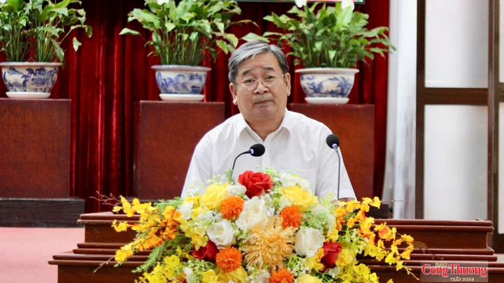 Ông Ngô Thái Chân – Giám đốc Sở Công Thương TP. Cần Thơ phát biểu tại phiên họp.