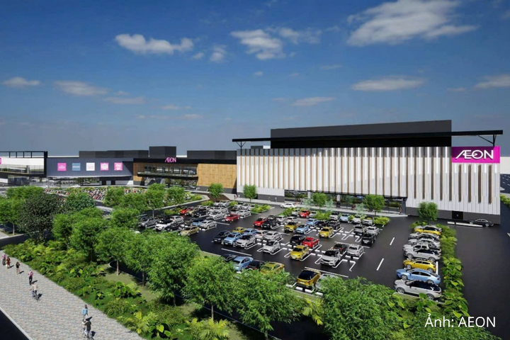 Toàn cảnh TTTM AEON Hải Dương.