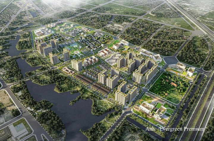 Phối cảnh dự án Khu nhà ở xã hội Tiên Dương 2.