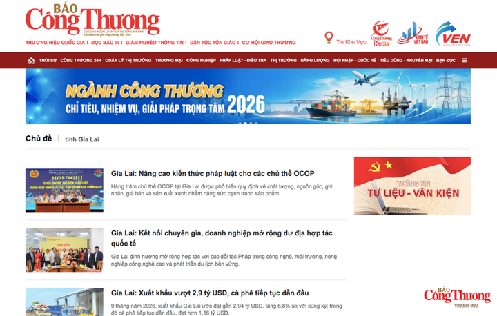 Báo Công Thương trở thành cầu nối giữa cơ quan quản lý với doanh nghiệp, giữa chính sách với thị trường và giữa những vấn đề của đời sống với quá trình hoạch định, điều chỉnh chính sách.
