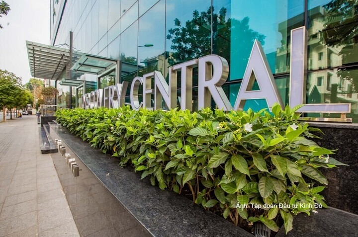 Mặt tiền tòa nhà Discovery Central tại 67 Trần Phú, Ba Đình, Hà Nội.