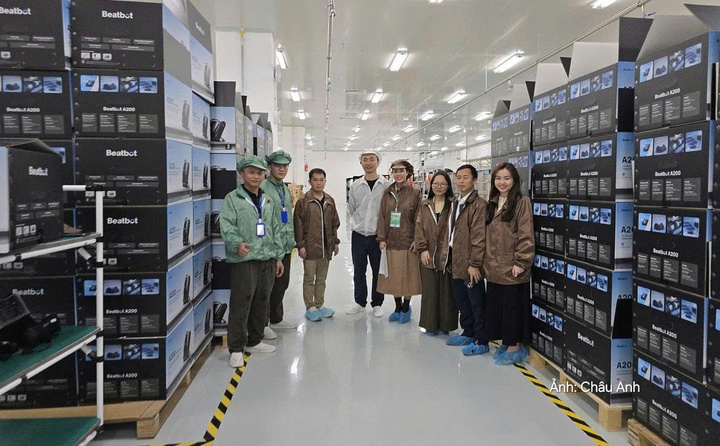 Đoàn công tác của Sở Công Thương Nghệ An đến làm việc với Công ty TNHH Công nghệ quang học thông minh Sunny (Việt Nam) xuất khẩu robot