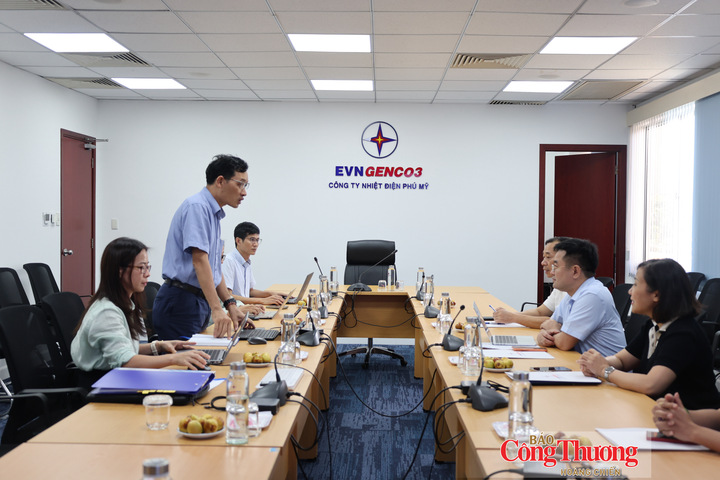 Đoàn công tác của Ban Tổ chức Giải thưởng Công nghiệp, Thương mại, Dịch vụ Việt Nam năm 2026 làm việc với Công ty Nhiệt điện Phú Mỹ.