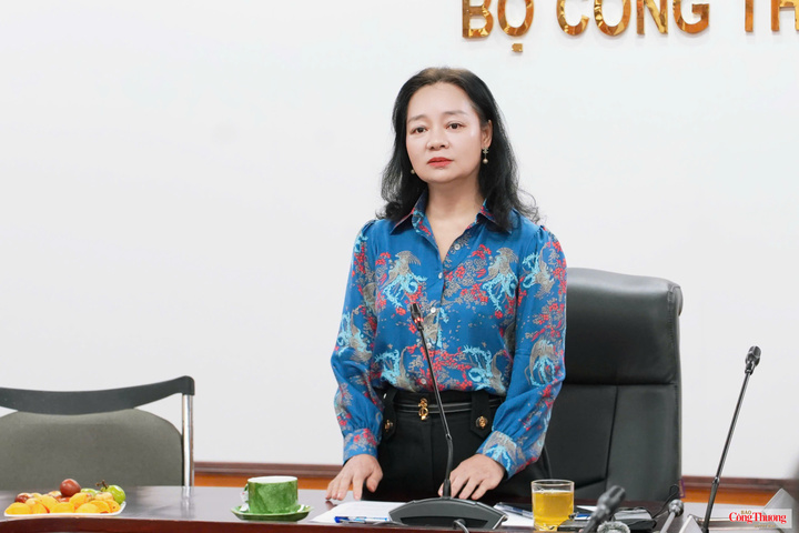 Bà Nguyễn Thị Lâm Giang, Cục trưởng Cục Khoa học, Công nghệ và Chuyển đổi số (Bộ Công Thương).