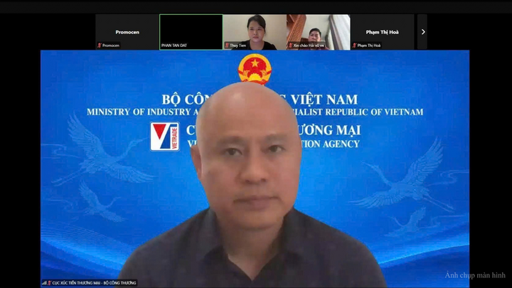 Ông Tạ Mạnh Cường - Giám đốc Trung tâm Hỗ trợ Xúc tiến thương mại và Đầu tư, Cục Xúc tiến thương mại.