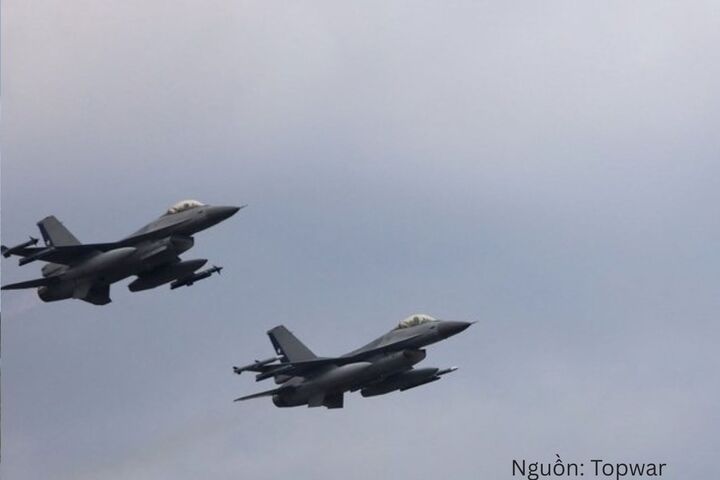 Máy bay chiến đấu F-16 của Ukraine. Nguồn: Topwar