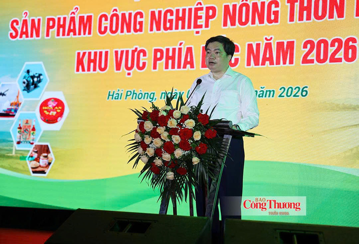 Ông Trần Việt Hoà - Cục trưởng Cục Công nghiệp (Bộ Công Thương) phát biểu tại sự kiện.