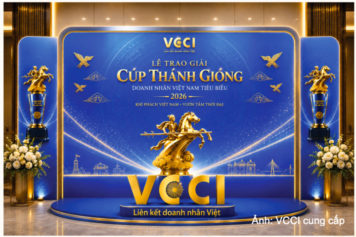 Hoạt động nổi bật trong chuỗi sự kiện là Lễ tôn vinh và trao tặng danh hiệu “Doanh nhân Việt Nam tiêu biểu - Cúp Thánh Gióng” năm 2026.