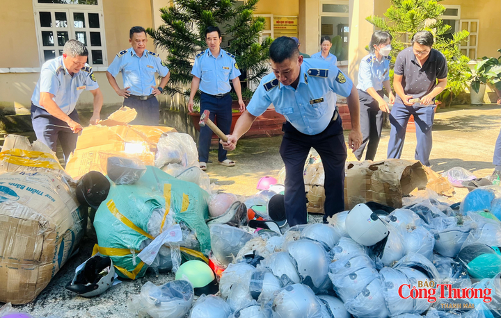 Đây là các tang vật vi phạm hành chính đã được cấp có thẩm quyền phê duyệt phương án xử lý bằng hình thức tiêu hủy.