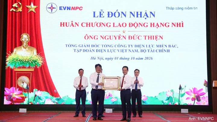 EVNNPC đón nhận Cờ Thi đua của Chính phủ - 2