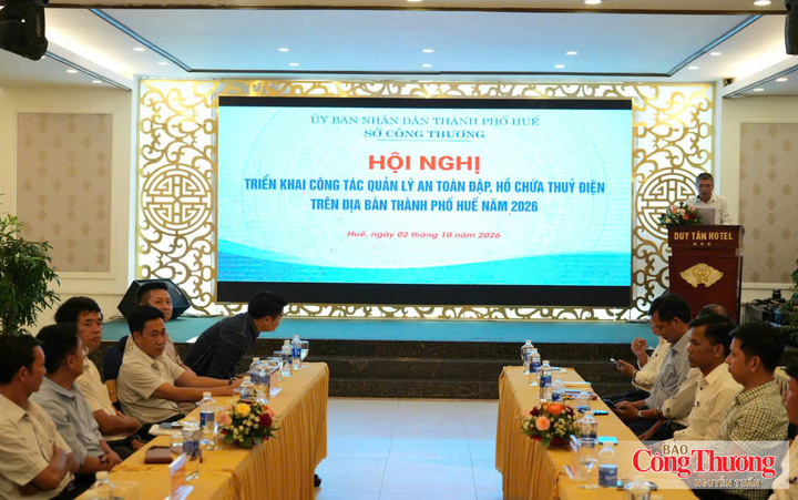 Quang cảnh hội nghị an toàn đập, hồ chứa thuỷ điện thành phố Huế năm 2026
