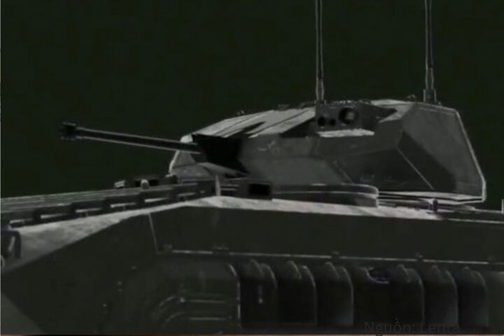 Mô hình xe chiến đấu bộ binh BMP-1 do Azerbaijan và Thổ Nhĩ Kỳ nâng cấp. Nguồn: Lenta