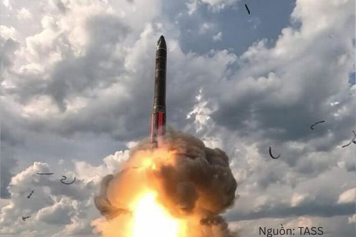 Hệ thống tên lửa đạn đạo liên lục địa RS-24 Yars của Nga. Nguồn: TASS