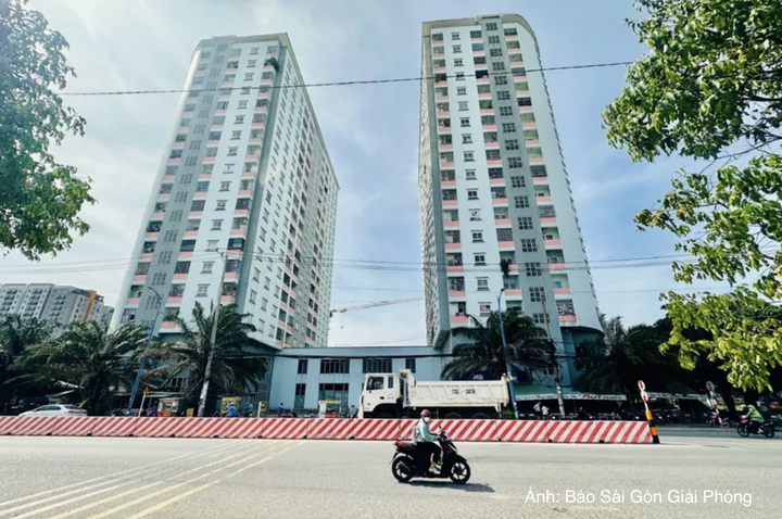 Chung cư nhà ở xã hội 18 tầng Phú Mỹ, TP. Hồ Chí Minh.