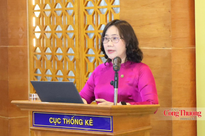 Bà Nguyễn Thị Hương, Cục trưởng Cục Thống kê.