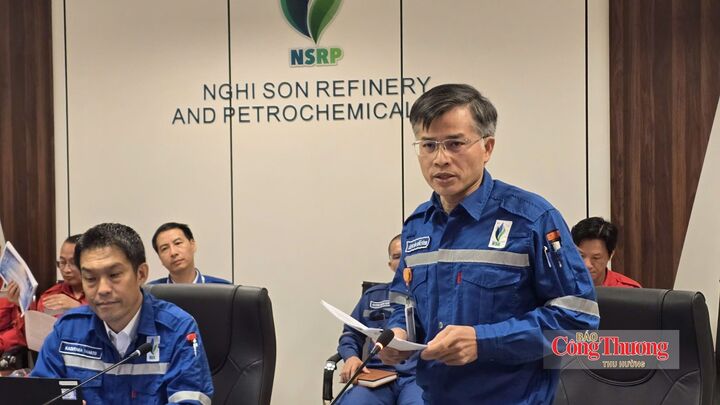 Ông Lê Nguyễn Quốc Vinh - Giám đốc Nhà máy Lọc hóa dầu Nghi Sơn.