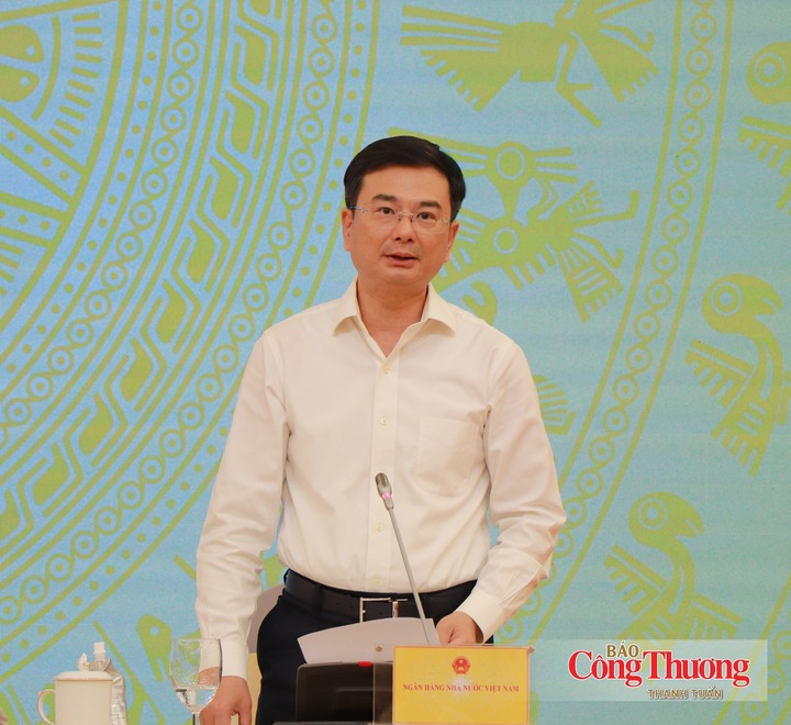 Phó Thống đốc Ngân hàng Nhà nước Việt Nam Phạm Thanh Hà phát biểu tại sự kiện.