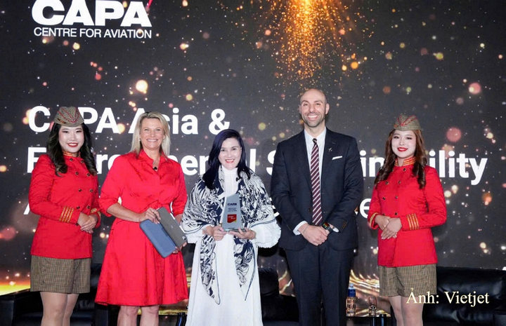 Vietjet được vinh danh “Hãng hàng không Chi phí thấp/Hybrid của năm tại châu Á”, trong khuôn khổ giải thưởng Aviation Awards for Excellence 2026 của CAPA.