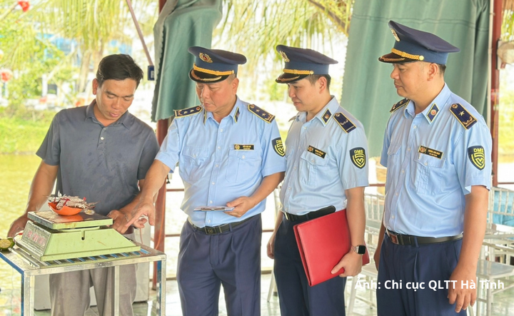 Tại các khu du lịch biển trọng điểm của tỉnh, lực lượng QLTT đã phối hợp siết chặt quy định về giá.