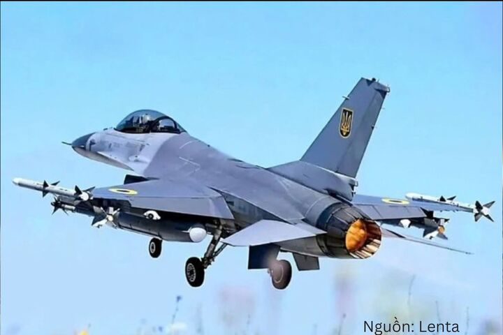 Máy bay chiến đấu F-16 của Ukraine. Nguồn: Lenta