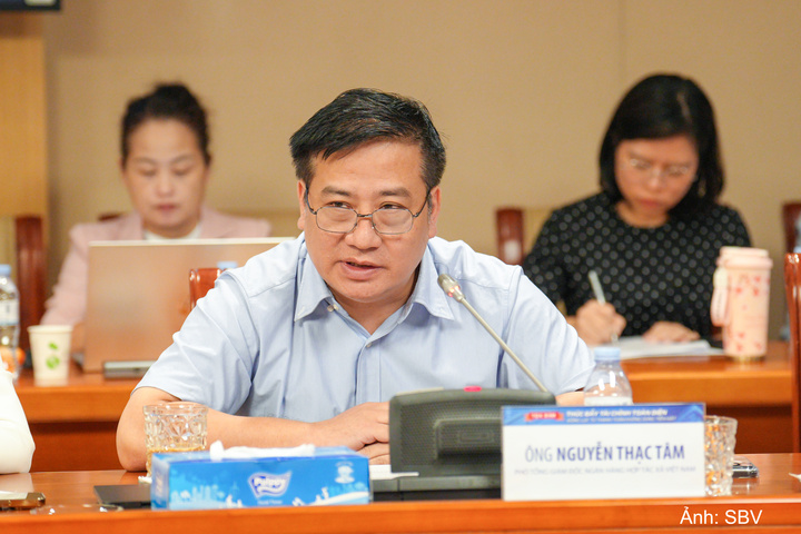 Ông Nguyễn Thạc Tâm, Phó Tổng Giám đốc Ngân hàng Hợp tác xã Việt Nam (Co-opBank) chia sẻ.