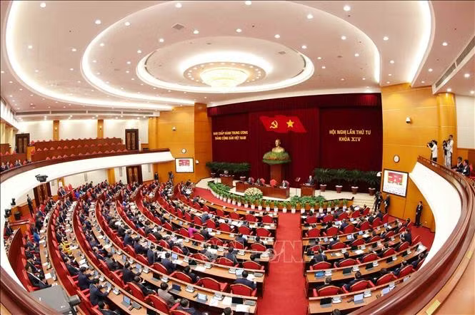 Phiên Khai mạc Hội nghị lần thứ tư Ban Chấp hành Trung ương Đảng khóa XIV, ngày 5/10/2026.