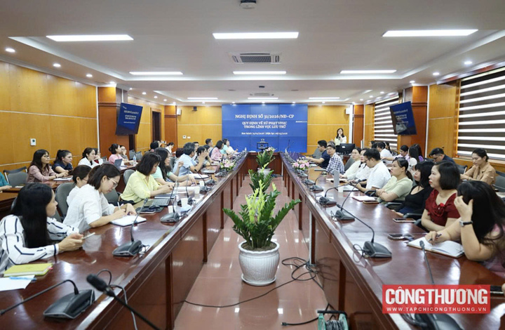 Toàn cảnh hội nghị tập huấn. Ảnh: Tạp chí Công Thương
