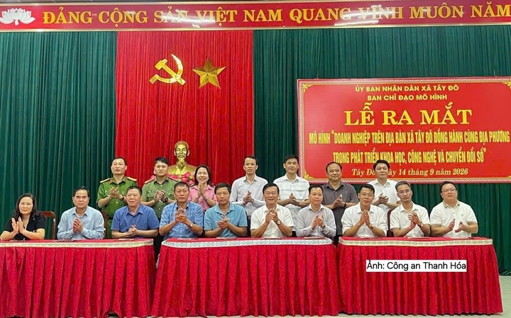 Ra mắt mô hình "Doanh nghiệp trên địa bàn xã Tây Đô đồng hành cùng địa phương trong phát triển khoa học, công nghệ và chuyển đổi số”