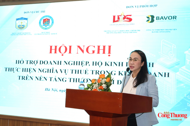 Bà Lê Thị Hoàng Thanh, Phó Cục trưởng Cục Pháp luật dân sự - kinh tế (Bộ Tư pháp).
