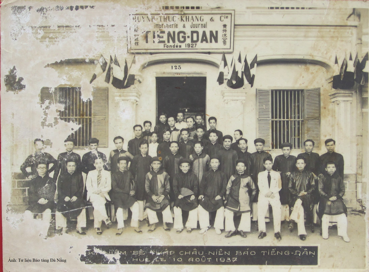 Toà soạn báo Tiếng Dân ở Huế.