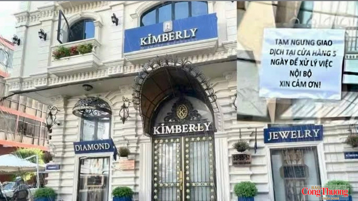 Cửa hàng Kimberly Diamond đã ngừng hoạt động.