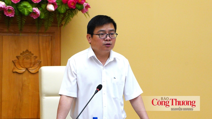 Thứ trưởng Bộ Công Thương Trương Thanh Hoài phát biểu khai mạc hội thảo.