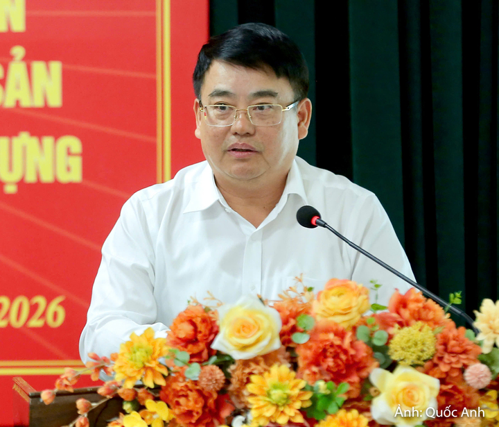 Ông Nguyễn Tiến Hiệu - Giám đốc Sở Công Thương Thanh Hóa phát biểu tại hội nghị.